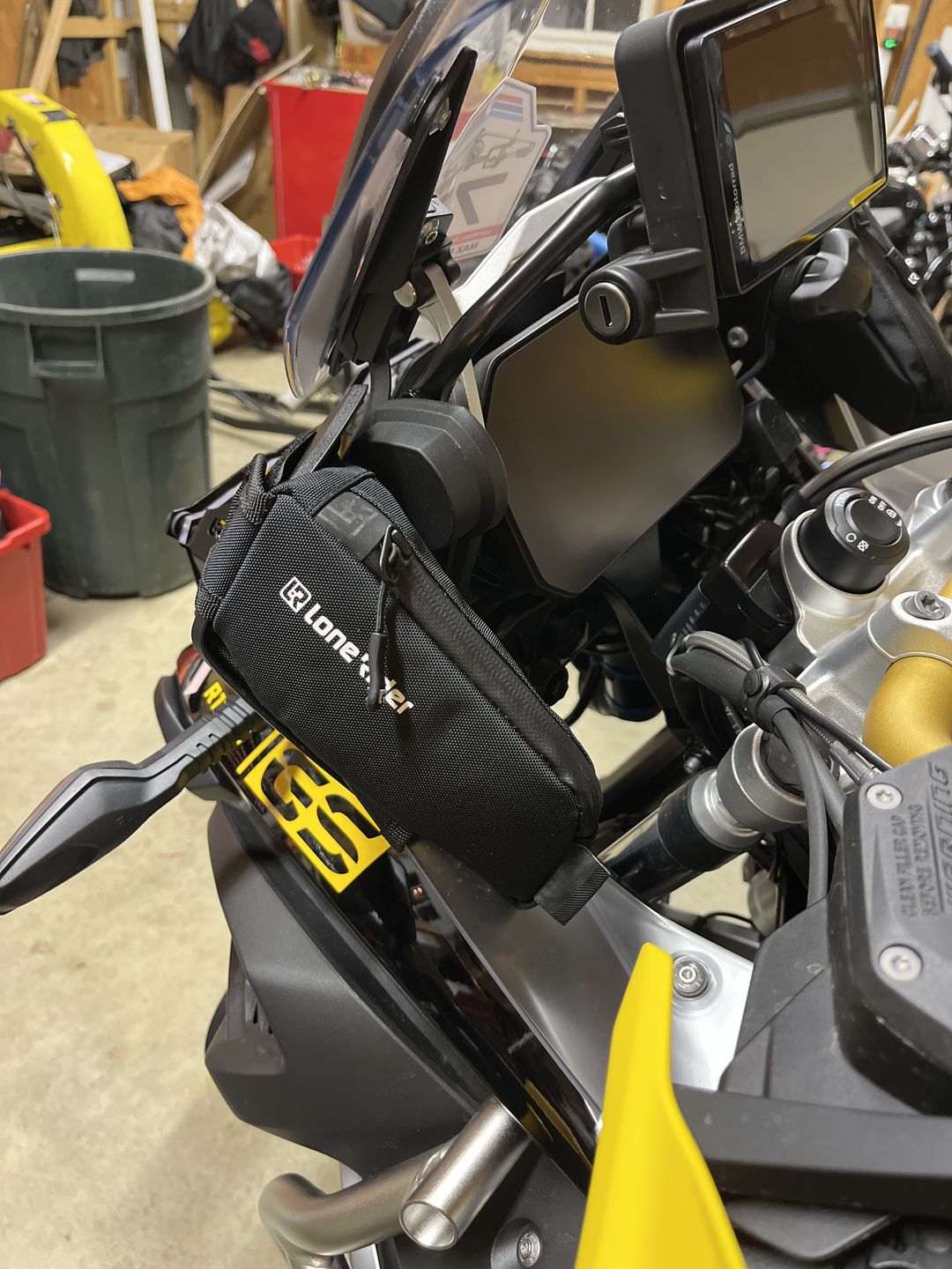 Customer photo review of Cockpit Hangry Pouch Set - BMW R1200/1250 GS / GS Adventure