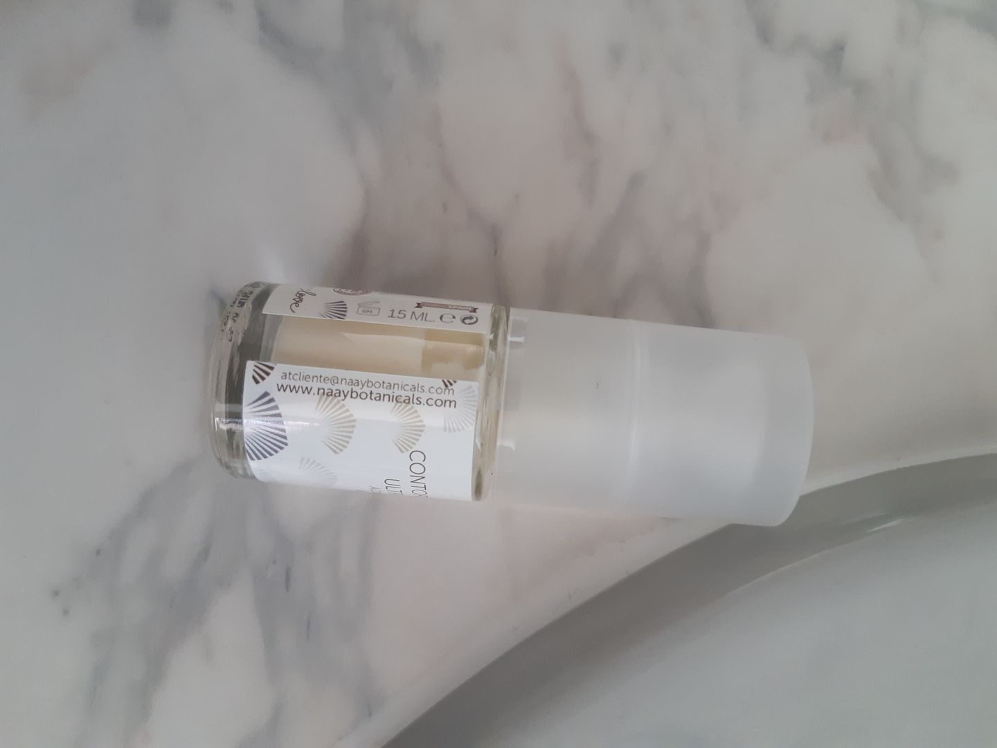 Customer photo review of Contorno de ojos ultra- nutritivo