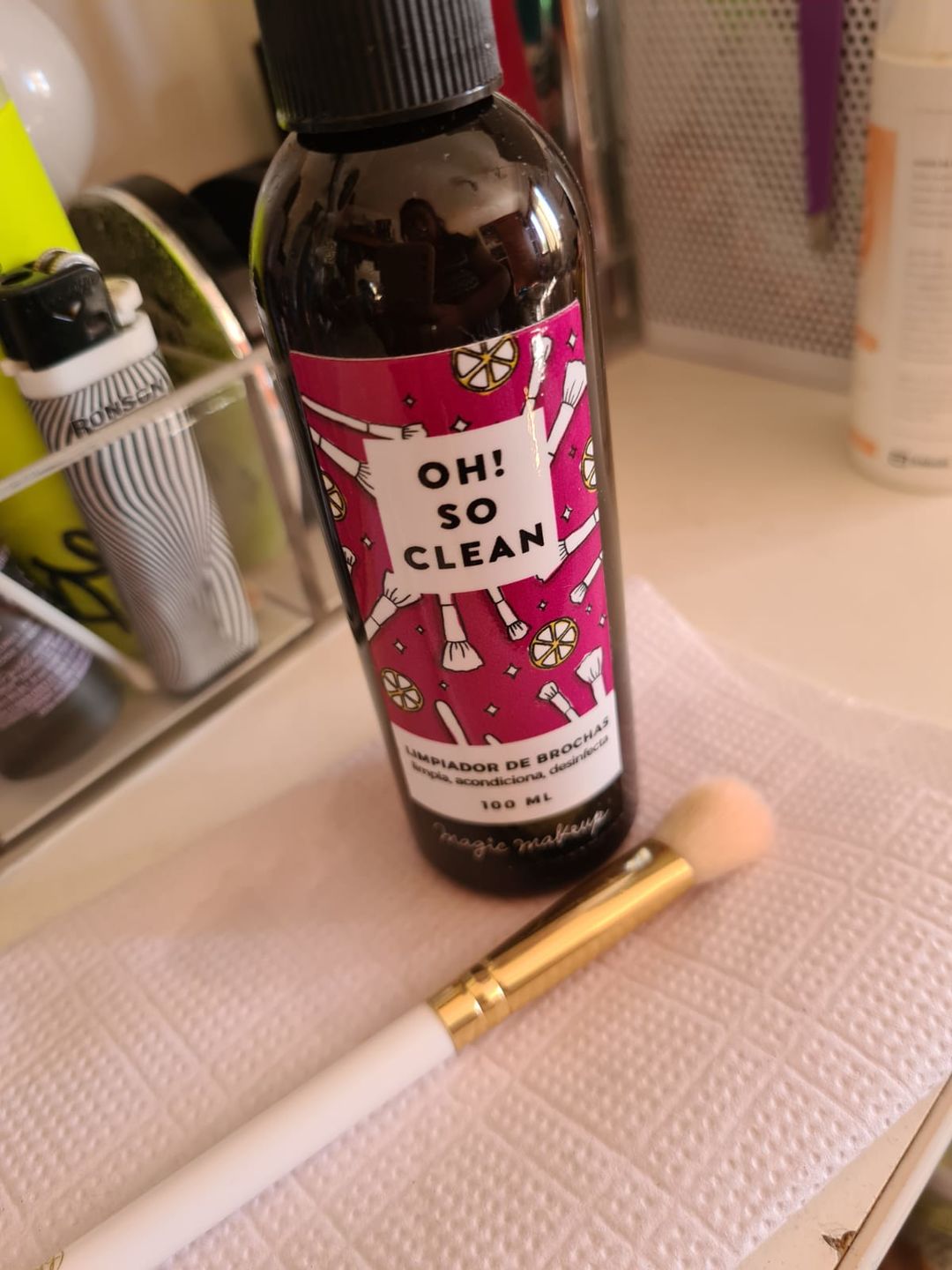 Customer photo review of Pack Pyme Lover  (2 limpiadores 100ml + travel size REGALO)