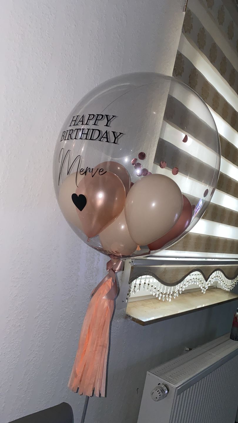 Customer photo review of Nude Designer Ballon