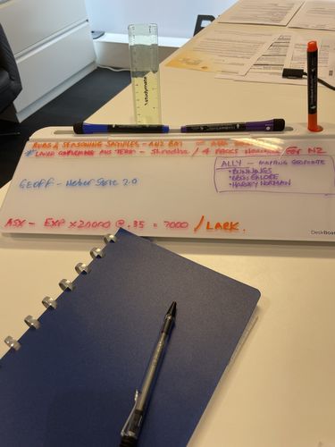 Customer photo review of DeskBoard Buddy™ (2 Pack)