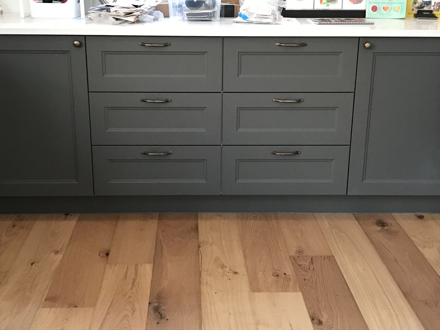 Customer photo review of Classic Aged Bronze Cupboard Handles