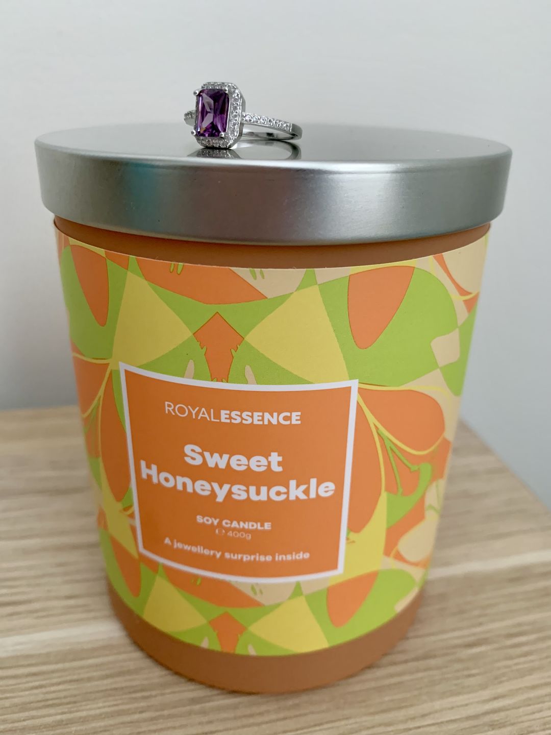 Customer photo review of Sweet Honeysuckle (Candle)