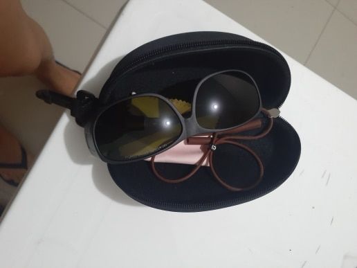 Customer photo review of Cloudray 1064nm Style A Fiber Laser Safety Goggles