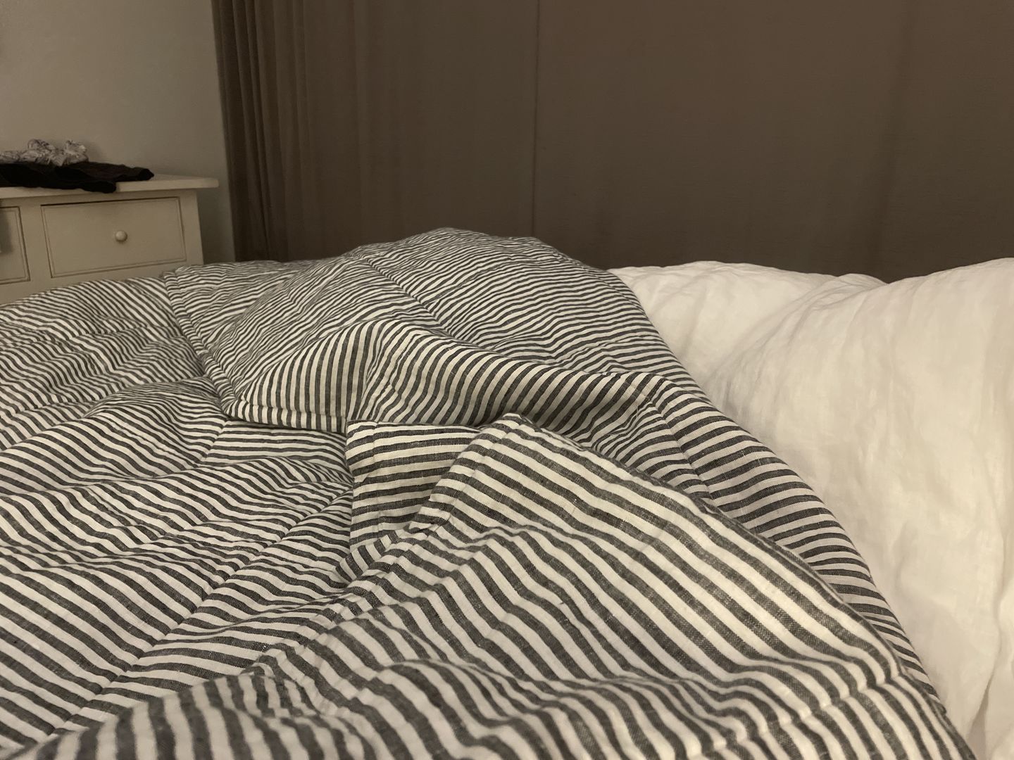 Customer photo review of French Linen King Pillowcase.
