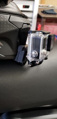 Customer photo review of Scorpion EXO-R420 Camera Mount