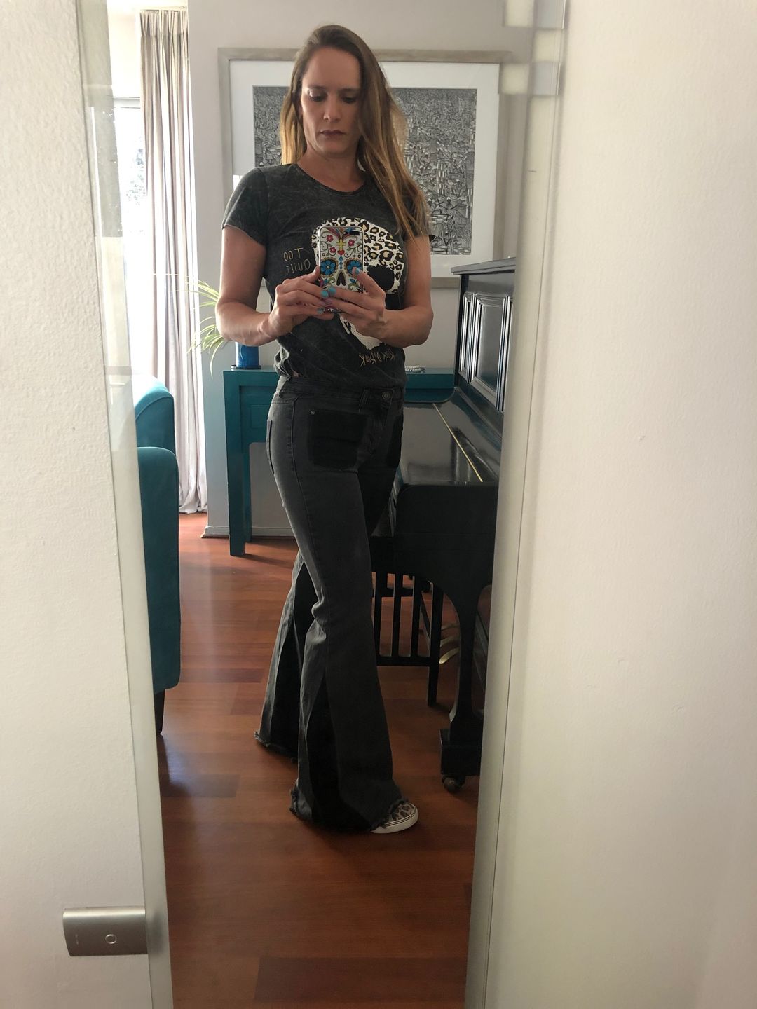 Customer photo review of JEANS ADA gris