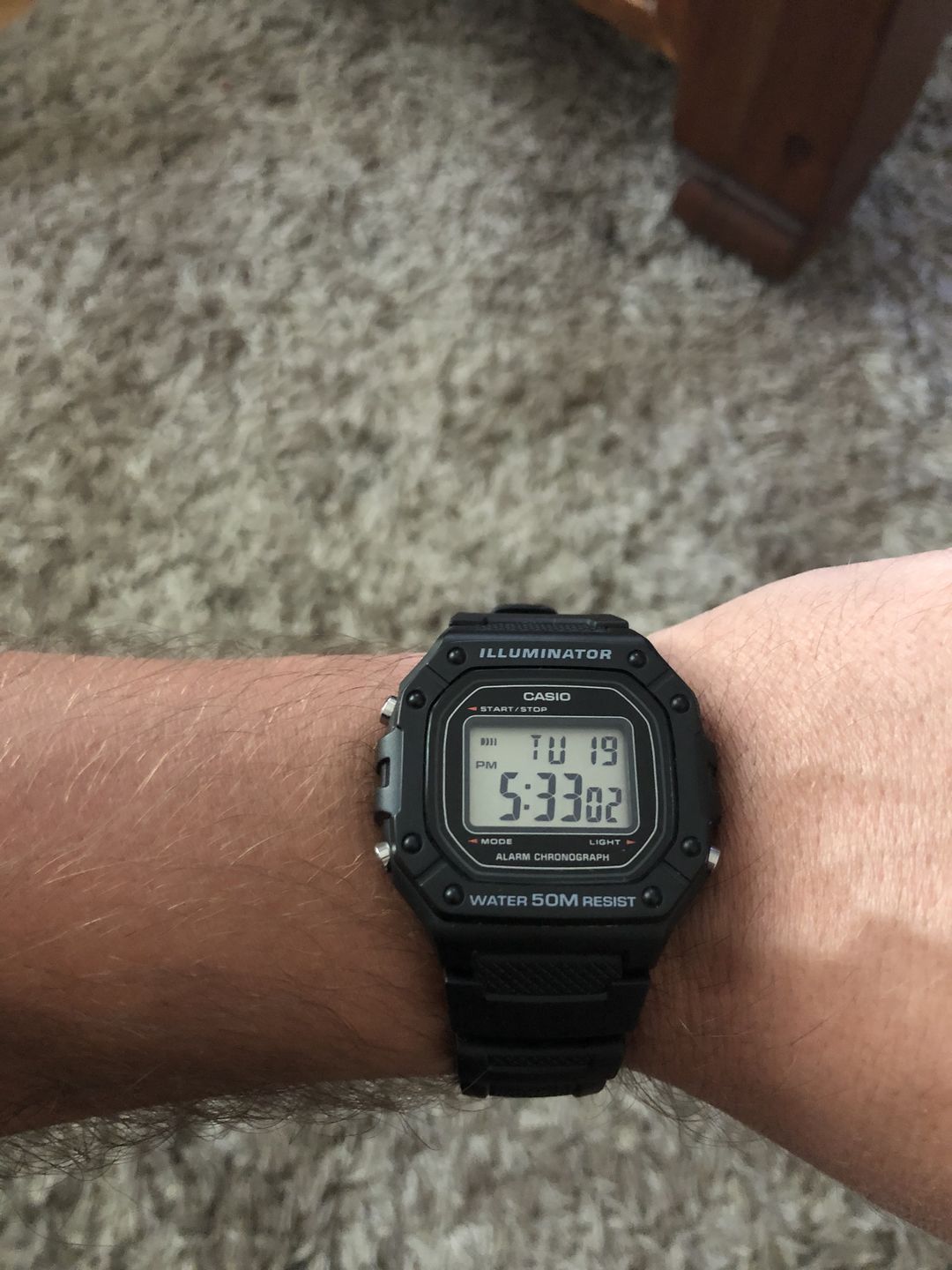 Customer photo review of Reloj Casio Vintage W-218H-1AVDF Negro