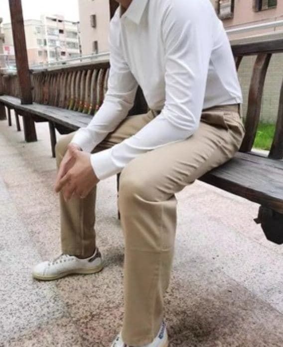 Customer photo review of Stretch Non-iron Anti-wrinkle Shirt