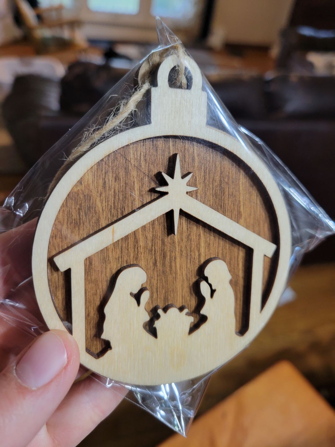 Customer photo review of Nativity Christmas Ornament Set