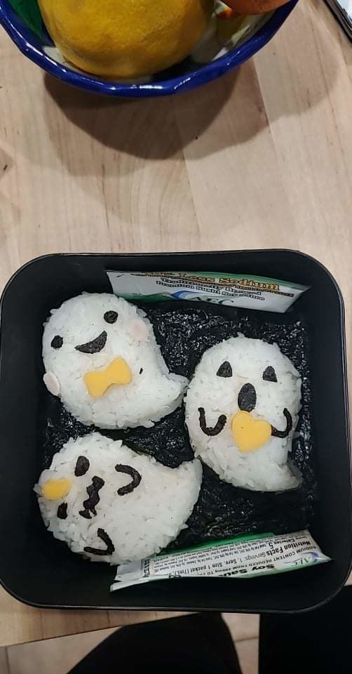 Customer photo review of Ghost Onigiri Set