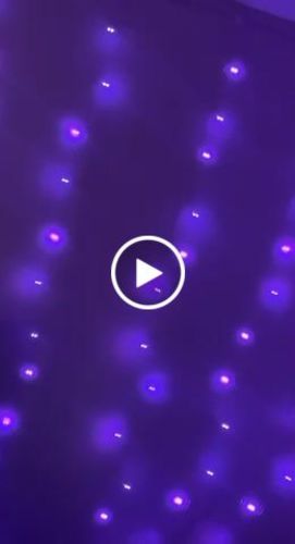Customer video review of DormVibes Color Changing Wall Lights