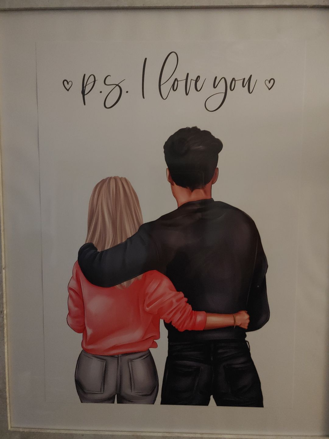 Customer photo review of Pärchen (Mann & Frau) - Personalisiertes Poster