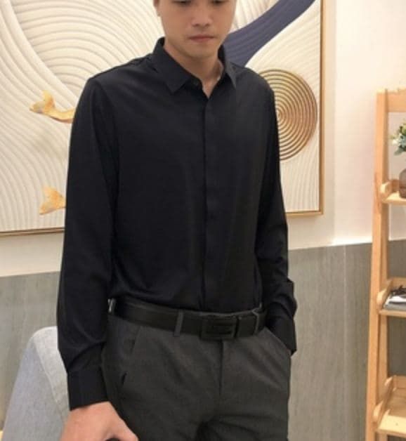 Customer photo review of Stretch Non-iron Anti-wrinkle Shirt