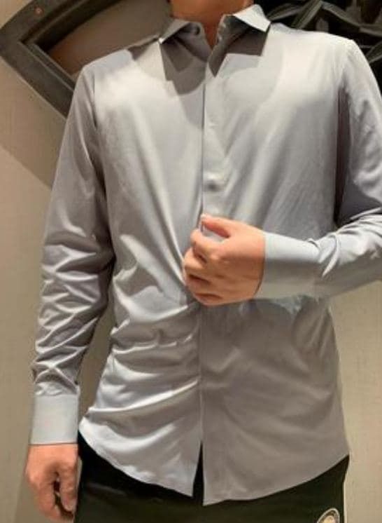 Customer photo review of Stretch Non-iron Anti-wrinkle Shirt
