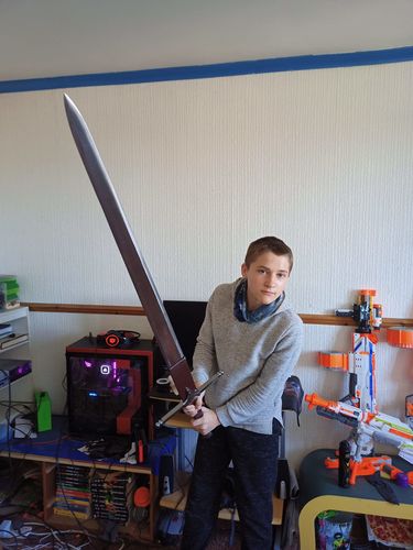 Customer photo review of William Wallace Braveheart Sword