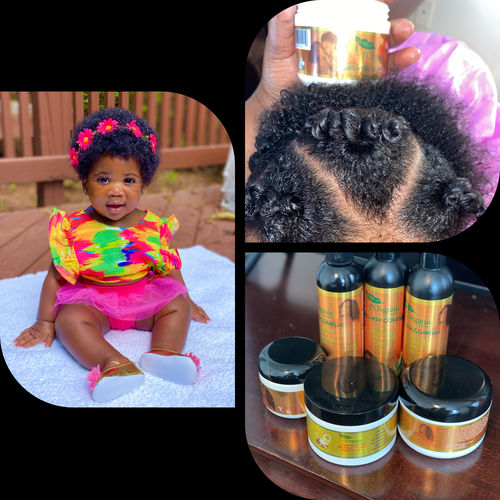 Customer photo review of Kid’s Biotin Conditioner