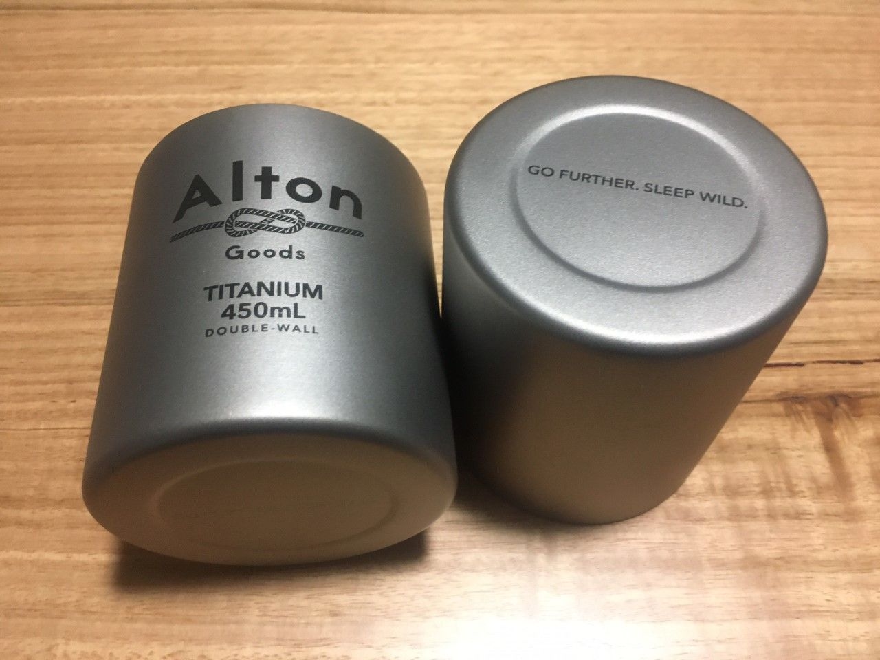 Customer photo review of Titanium Double-Wall Mug 450mL