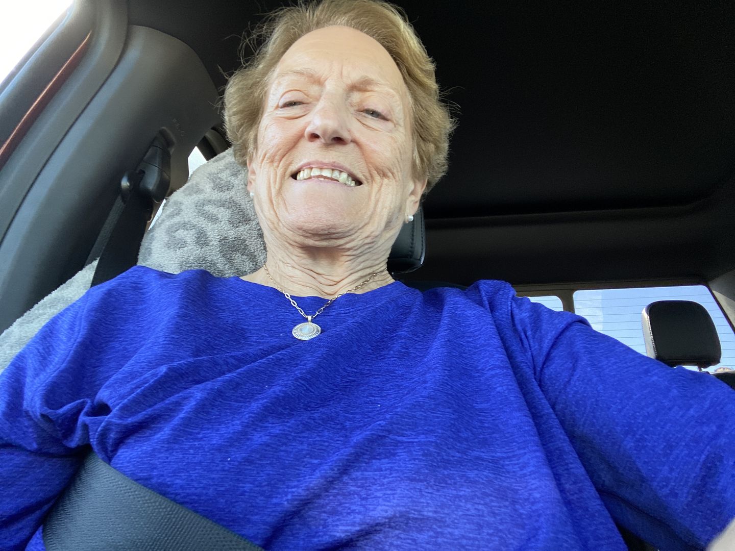 Customer photo review of Mother Mary Necklace
