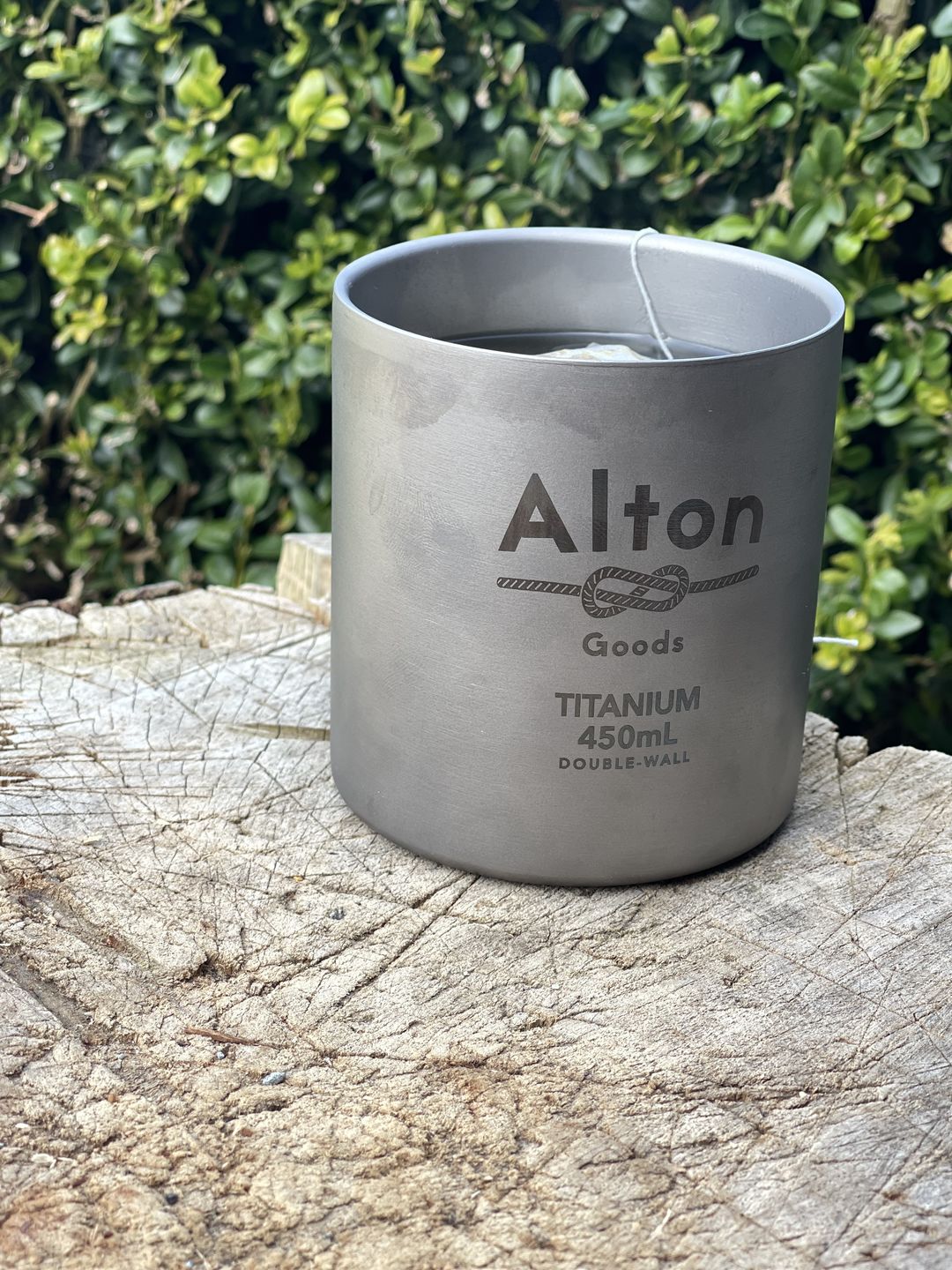 Customer photo review of Titanium Double-Wall Mug 450mL