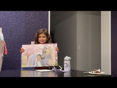 Customer photo review of Pink Unicorn