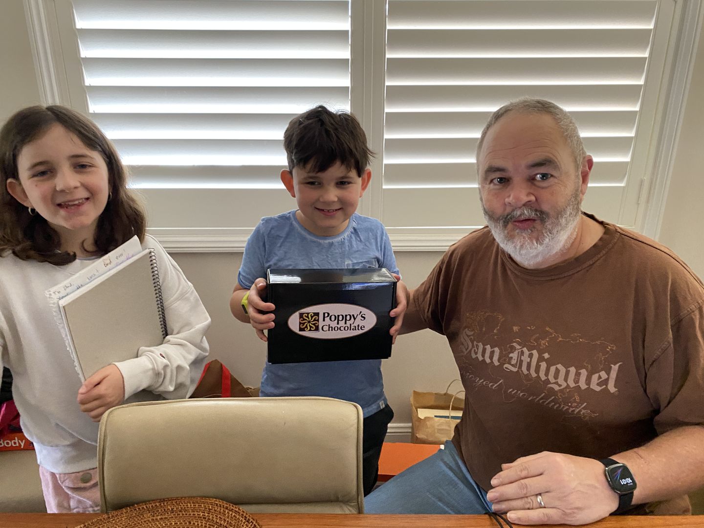 Customer photo review of Dad, You're a Star Hamper