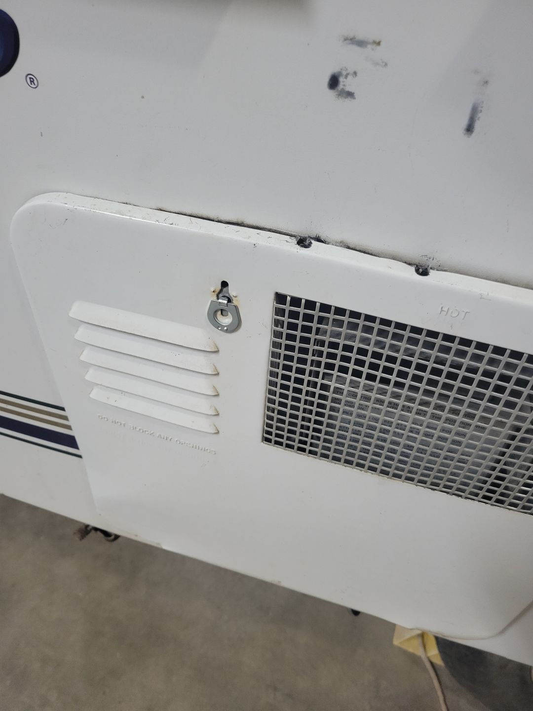 Customer photo review of Metal Cam Lock Water Heater Door