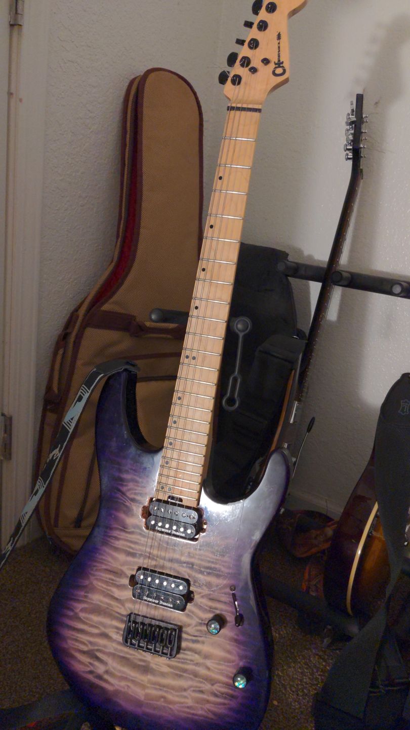 Customer photo review of 6 String Fixed Guitar Bridge