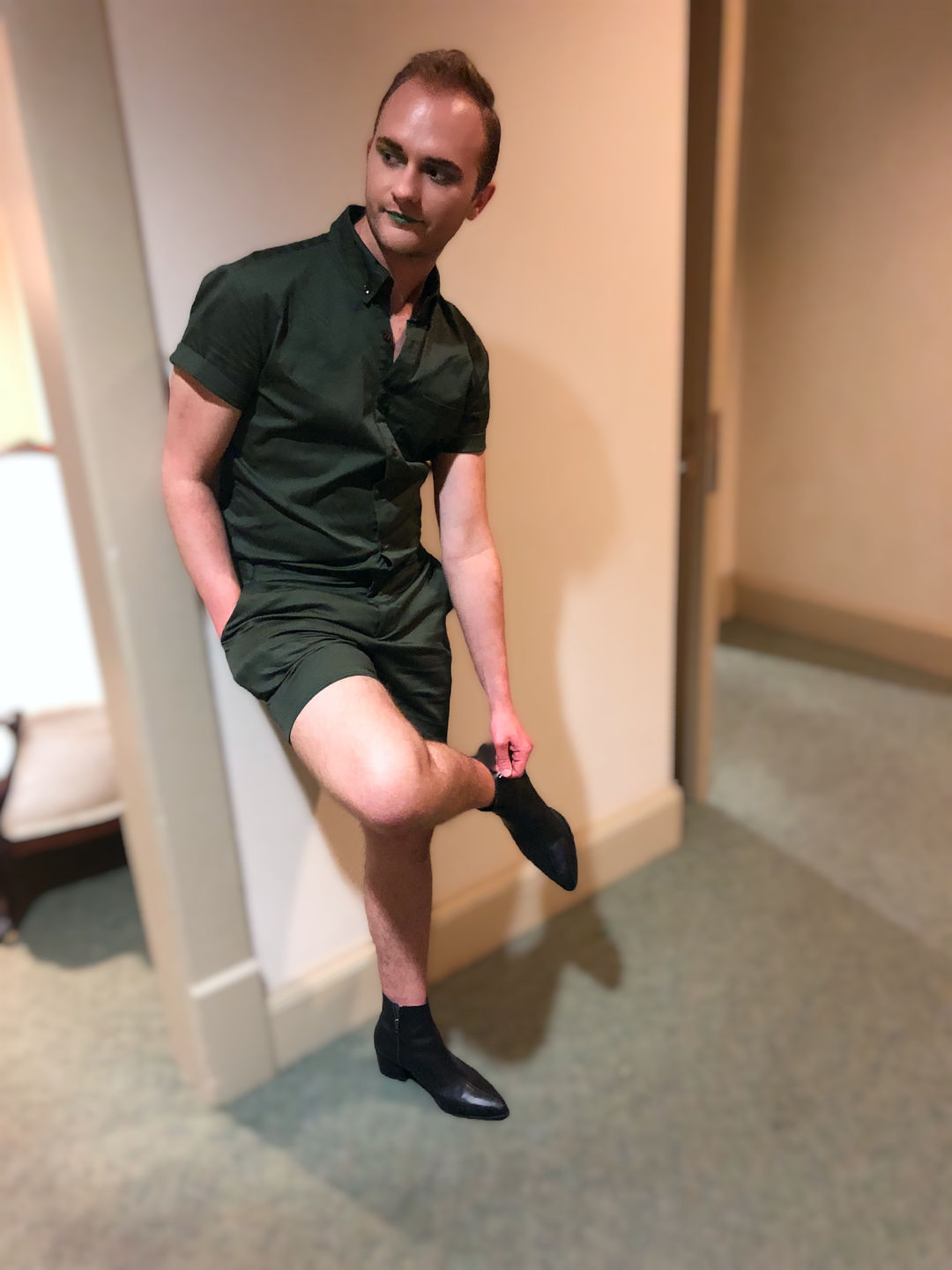 Customer photo review of Olive Mens Romper