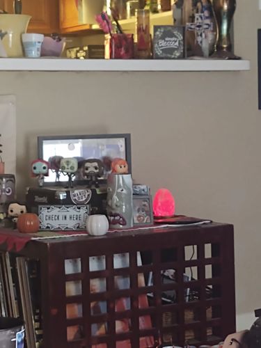 Customer photo review of Color Changing Himalayan Salt Lamp (mini)