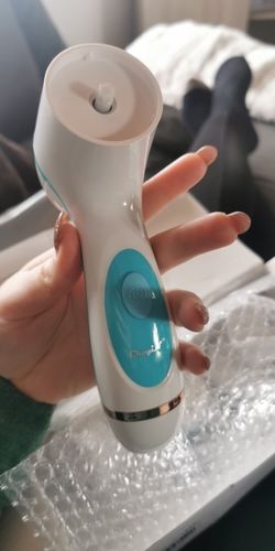 Customer photo review of 3 In 1 Electric Silicone Facial Cleansing Brush - Face Scrubber