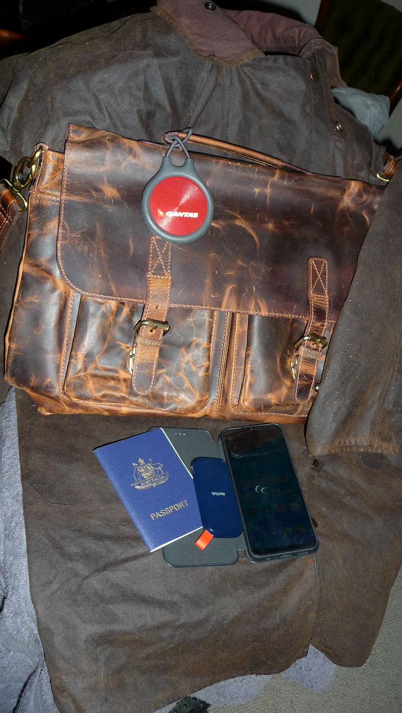 Customer photo review of Full Grain Vintage Buffalo Leather Bag