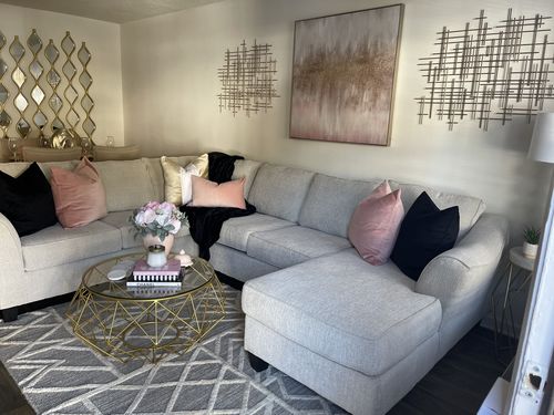 Customer photo review of Champagne Velvet | Off-White Silk