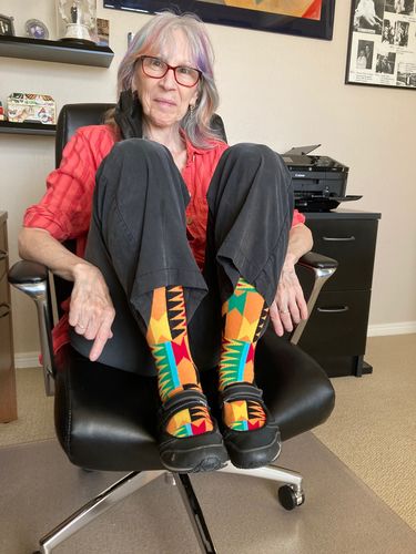 Customer photo review of The Classic Afrisocks Collection
