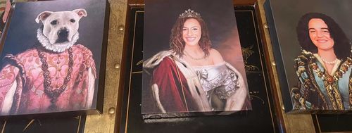 Customer photo review of The Archduchess: Personalized Pet Canvas