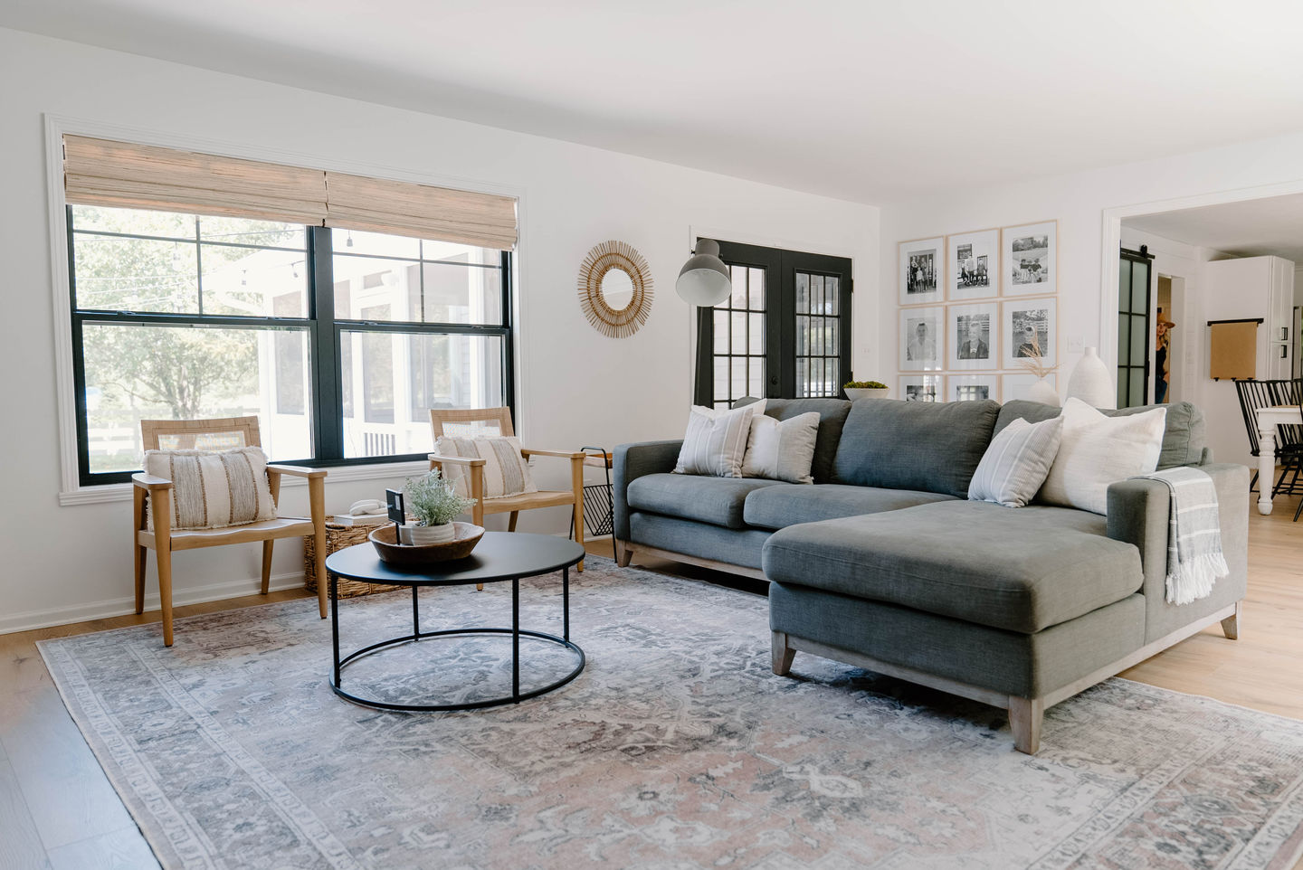 Customer photo review of Distressed Vintage Cezanne Blush Area Rug