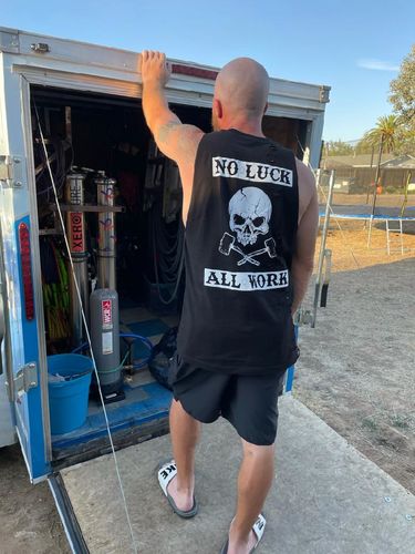 Customer photo review of 27- Regret Tee