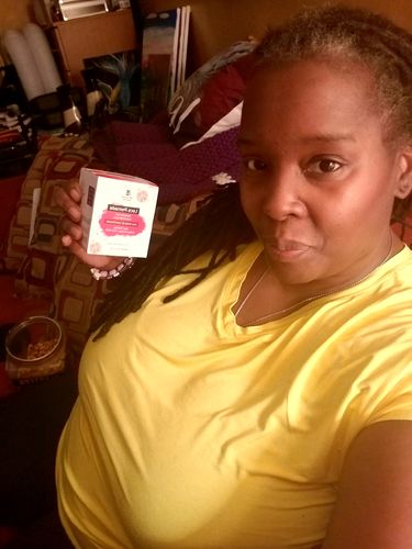 Customer photo review of Braids, Loc & Twist Firm Hold Pomade | 8 oz (Pomegranate)