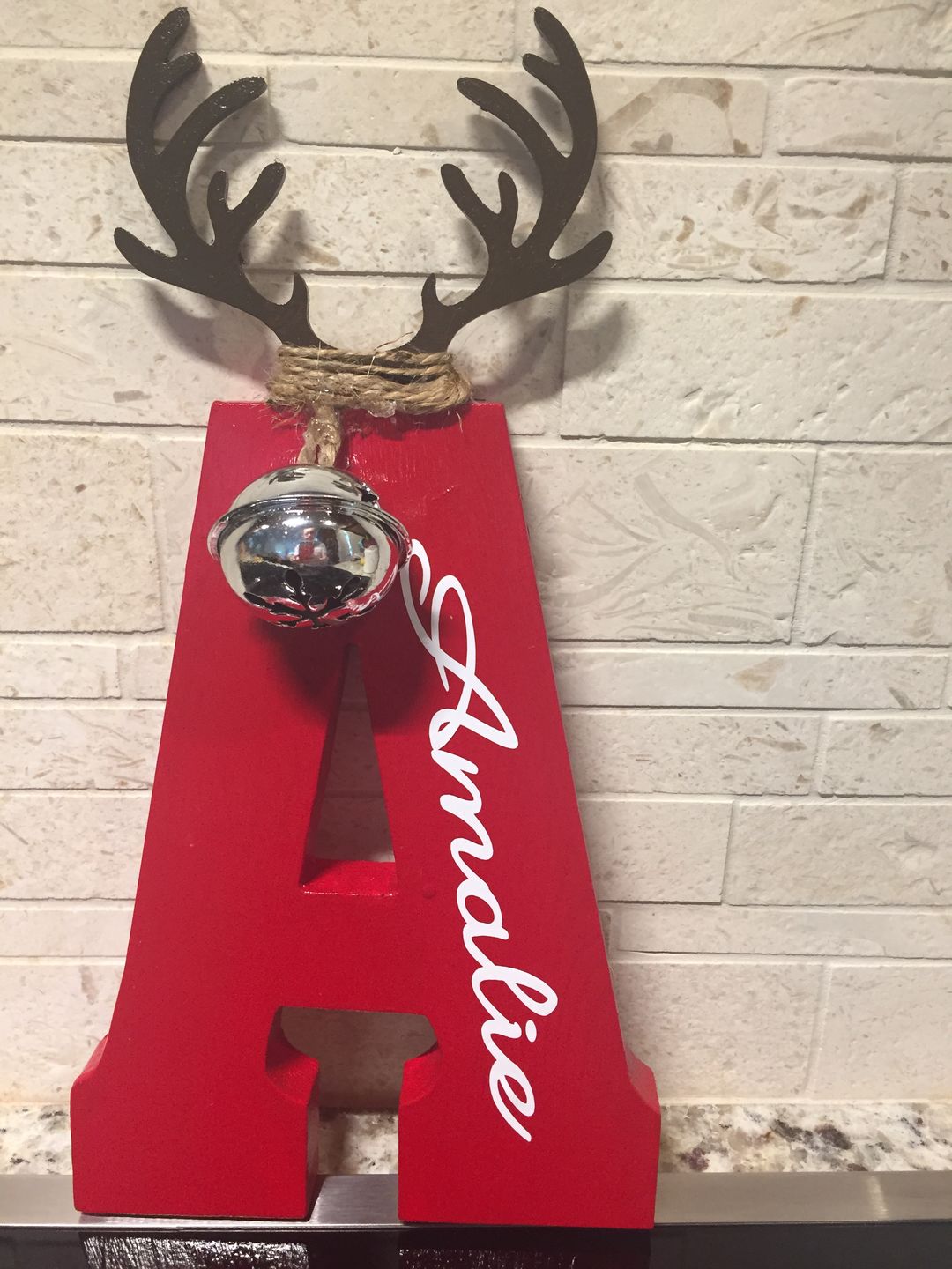 Customer photo review of Unfinished Wooden Reindeer Antlers Shape - Animal - Wildlife - Craft - up to 24" DIY