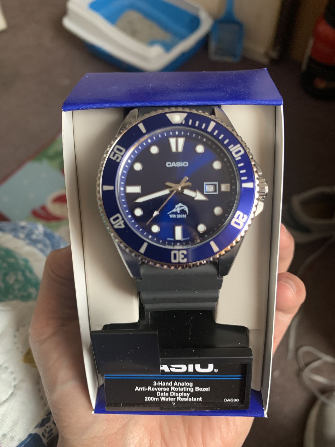 Customer photo review of Reloj Casio Submariner Marlin Duro MDV-106B-2AVCF Azul Buceo [EXCLUSIVO]
