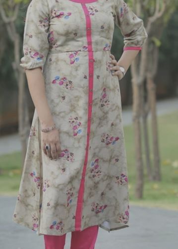Customer photo review of Light Grey Marble and Pink Floral Maxi