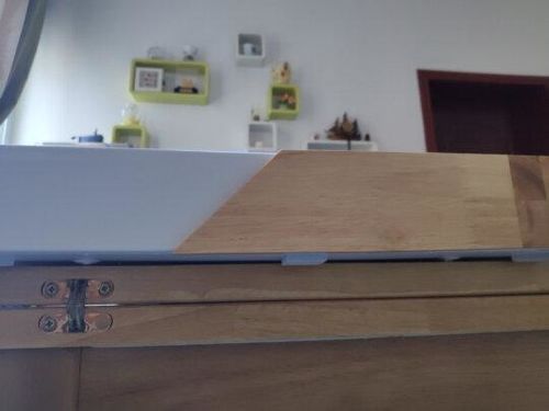 Customer photo review of Modern Rectangle LED Flush Mount Ceiling Light