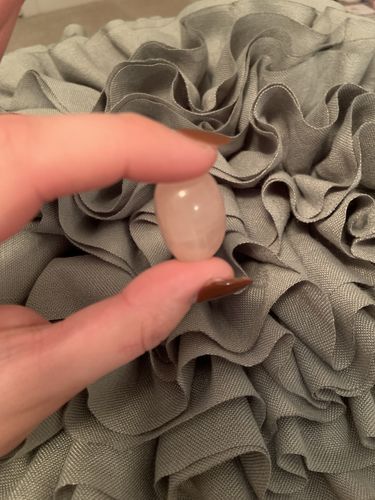 Customer photo review of Rose Quartz Tumbled Stone