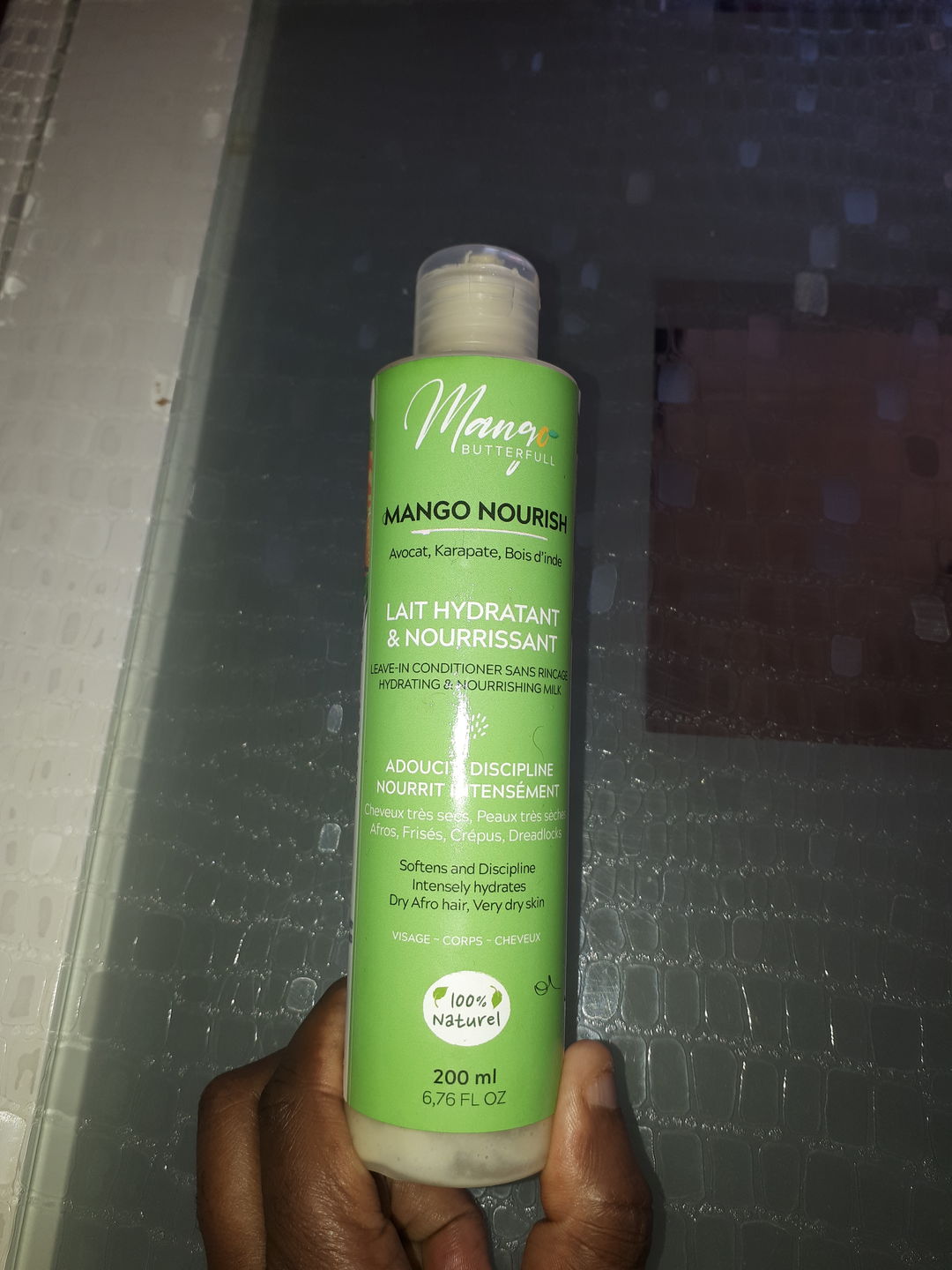 Customer photo review of Lait hydratant et nourrissant - NOURISH
