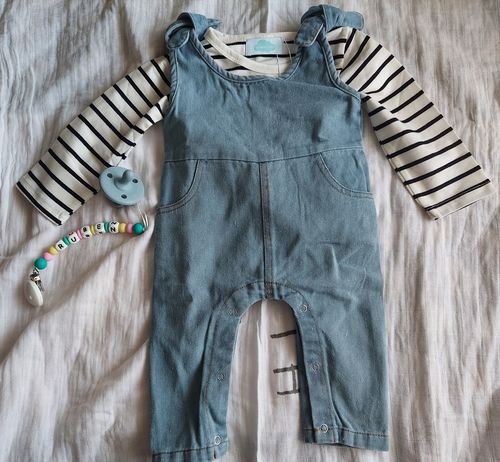 Customer photo review of Peto Vaquero con Camiseta a rayas