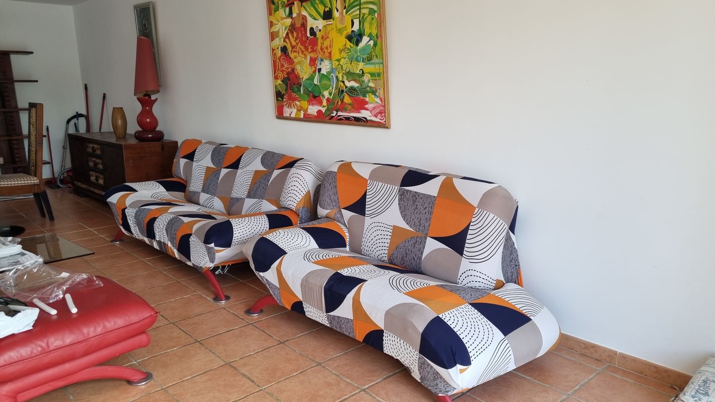 Customer photo review of Vintage - Housses Extensibles de Fauteuil et Canapé - La Maison des Housses
