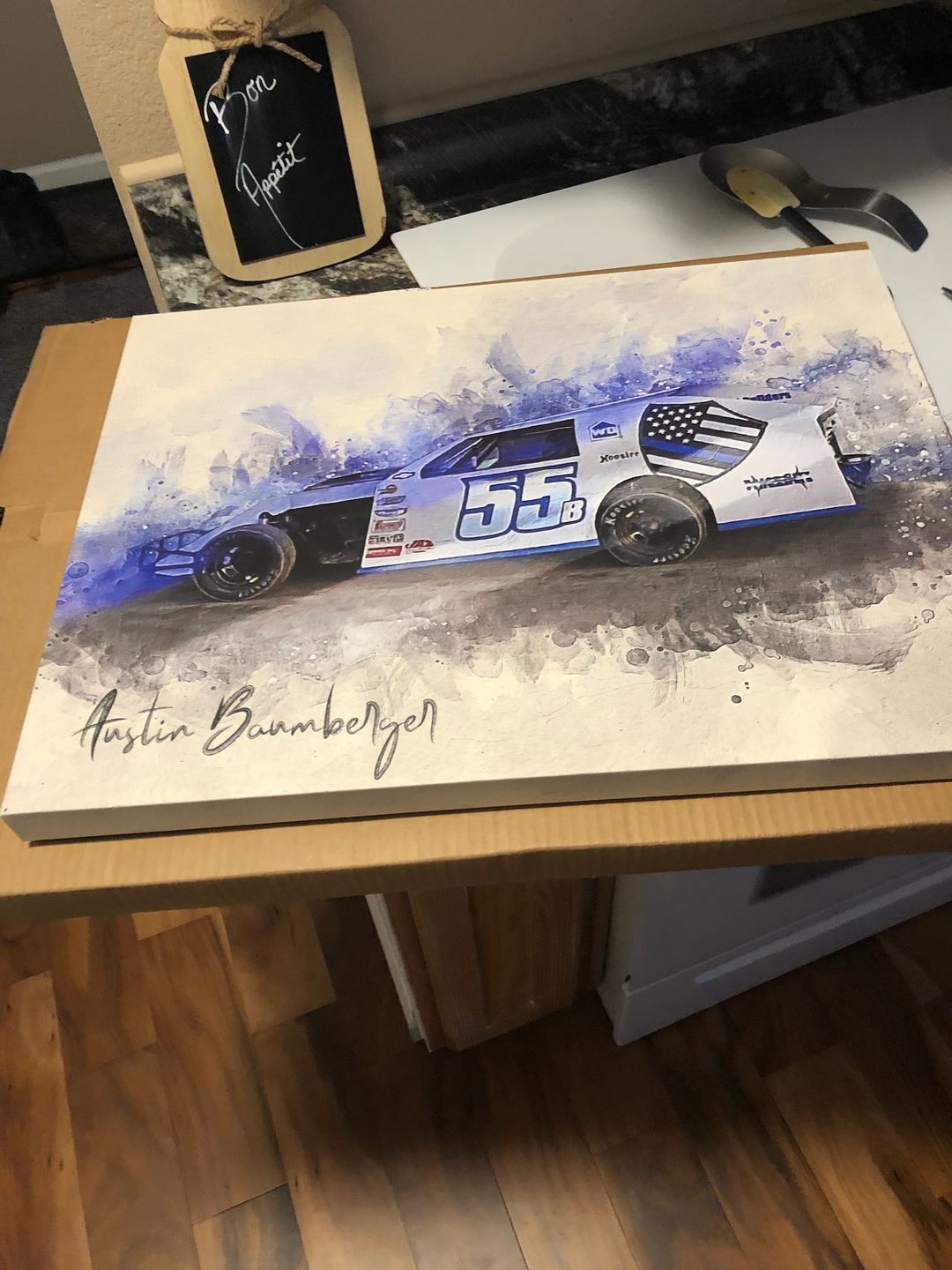 Customer photo review of Personalized Car photo Painting