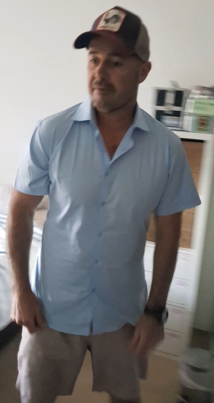 Customer photo review of Performance Bamboo Short Sleeve Shirt - Navy