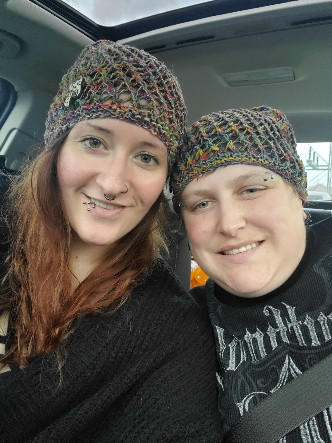 Customer photo review of Honeycomb Mushroom Hemp Hat