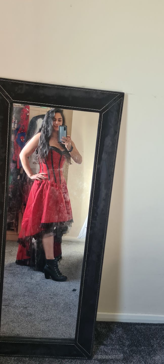 Customer photo review of Monroe Corset Dress In Taffeta